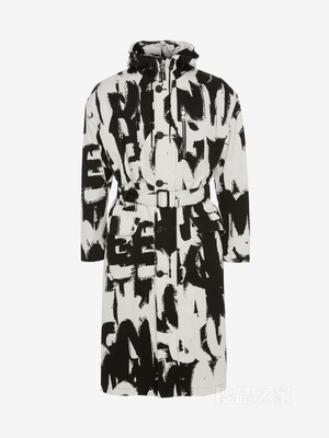 McQueen Graffiti派克大衣