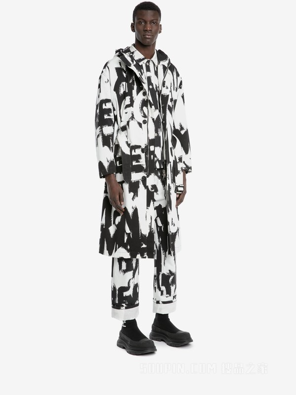 McQueen Graffiti派克大衣