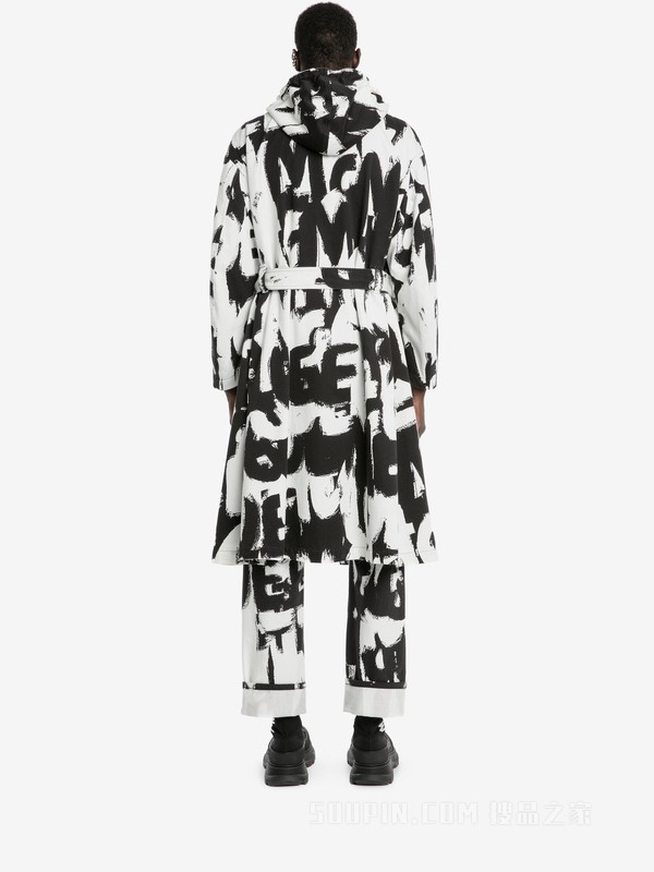 McQueen Graffiti派克大衣