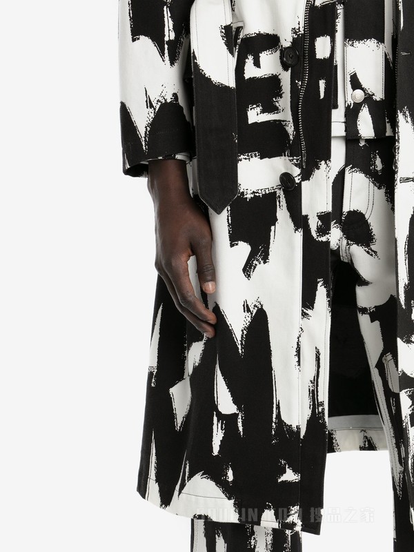 McQueen Graffiti派克大衣