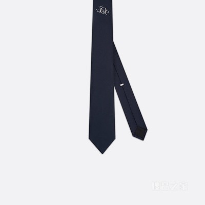 CACTUS JACK DIOR 领带 海军蓝色桑蚕丝