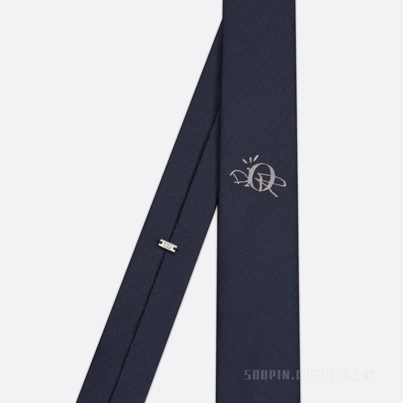 CACTUS JACK DIOR 领带 海军蓝色桑蚕丝