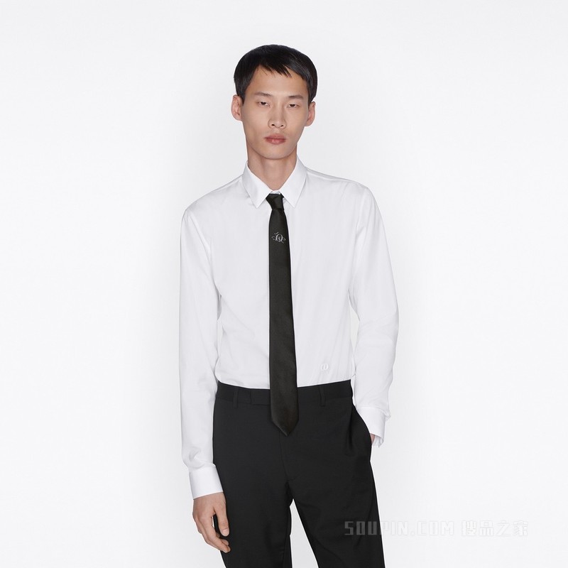 CACTUS JACK DIOR 领带 黑色桑蚕丝