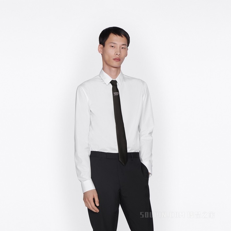 CACTUS JACK DIOR 领带 黑色桑蚕丝