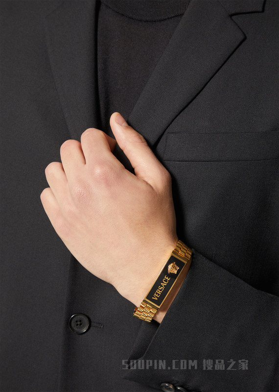 Medusa Enamel Logo手镯