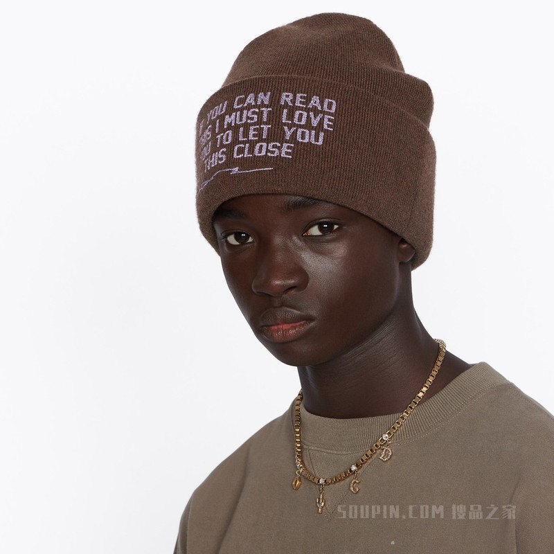 CACTUS JACK DIOR 项链 金色饰面黄铜和白色仿水晶装饰