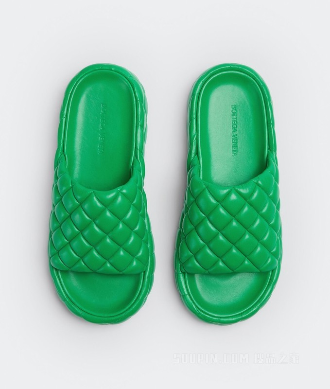PADDED平底凉鞋