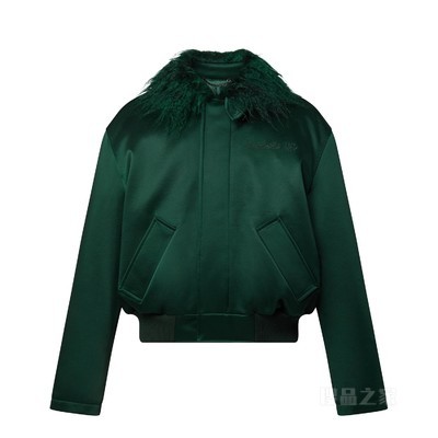 Satin Aviator Blouson