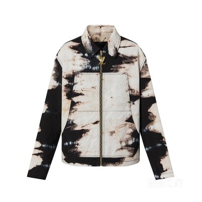Tie-Dye Workwear Denim Jacket