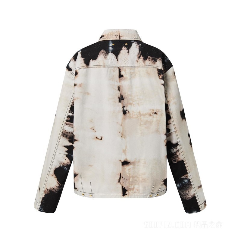Tie-Dye Workwear Denim Jacket
