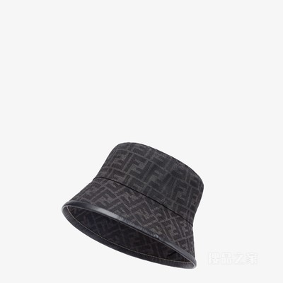帽子 黑色布料渔夫帽