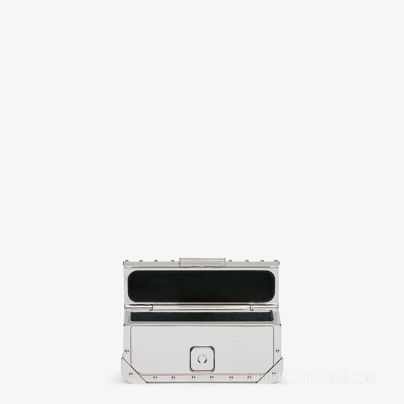 Ledger Nano X Baguette皮夹套 银色金属护套
