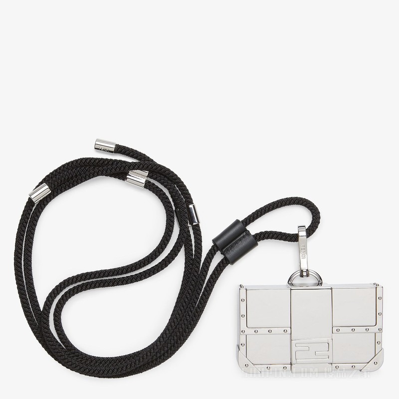 Ledger Nano X Baguette皮夹套 银色金属护套