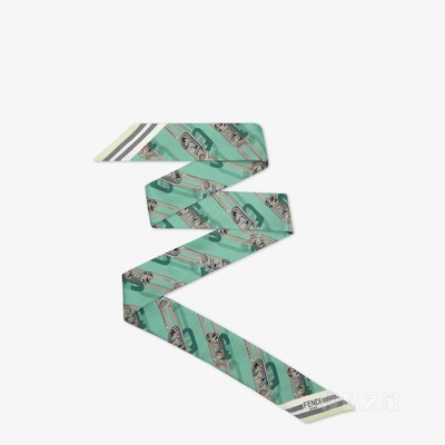 FENDI/芬迪】Wrappy 2023春节限定系列双色桑蚕丝绑带