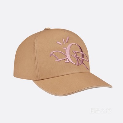 CACTUS JACK DIOR 棒球帽 米色棉质帆布