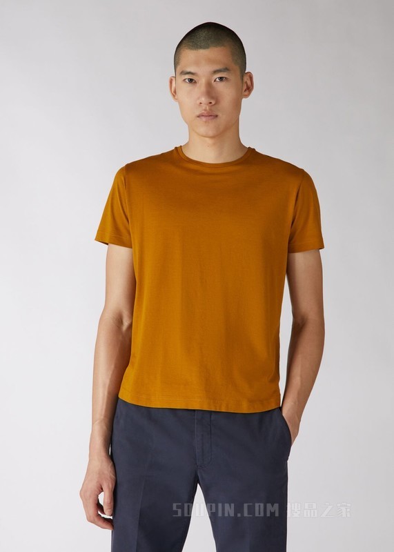 Jersey 短袖 T 恤 棉 , 桑蚕丝