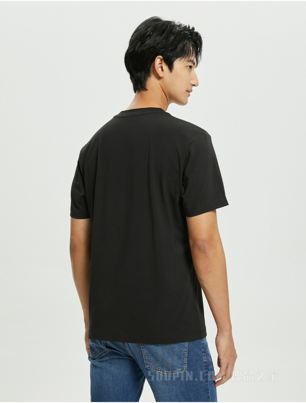 Calvin Klein 22初秋男士时尚圆领渐变色字母印花透气短袖T恤J321660