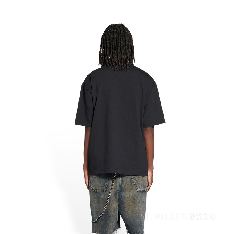 QIXI CREST中等剪裁T恤