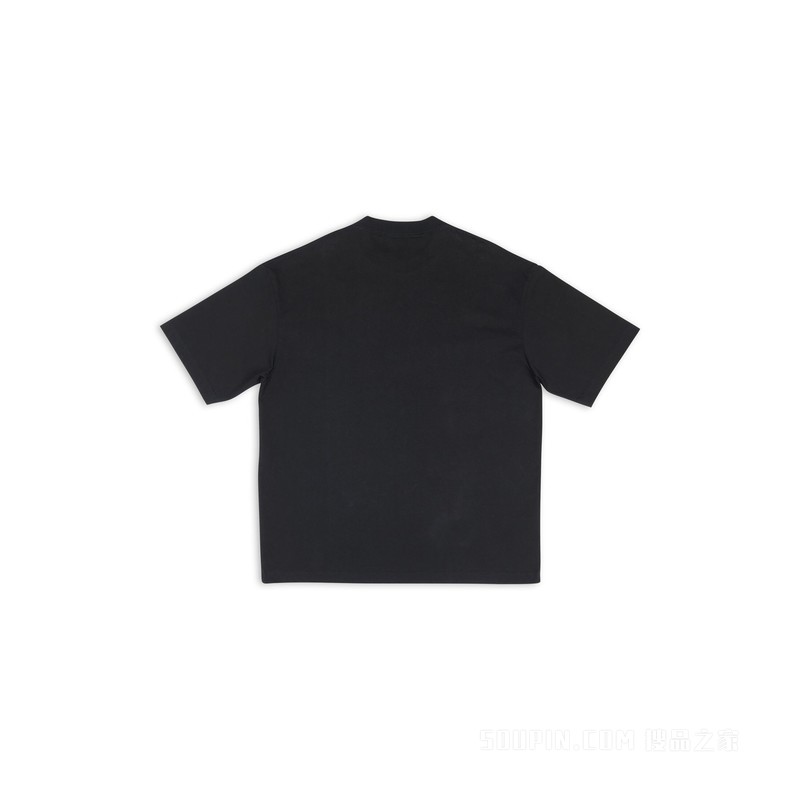 QIXI CREST中等剪裁T恤