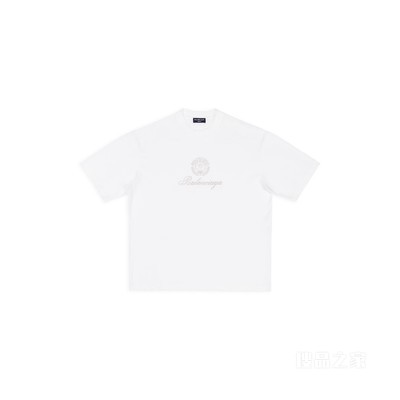 QIXI CREST中等剪裁T恤