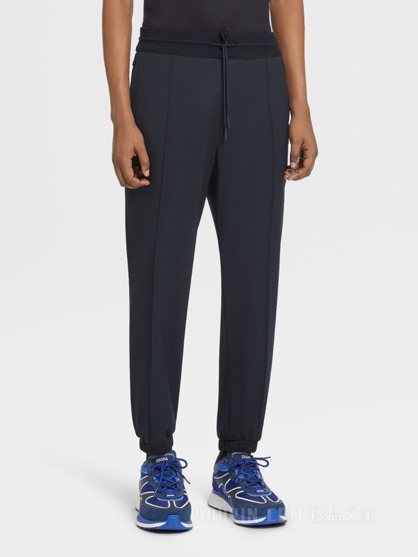 海军蓝 High Performance™ 羊毛慢跑裤