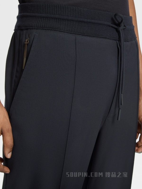 海军蓝 High Performance™ 羊毛慢跑裤