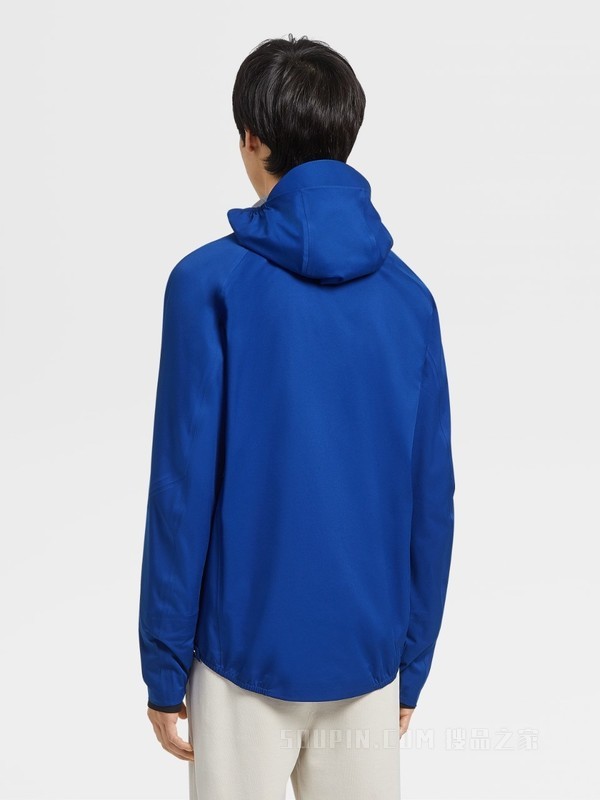 #时尚可持续#™ 3 层防风连帽短夹克