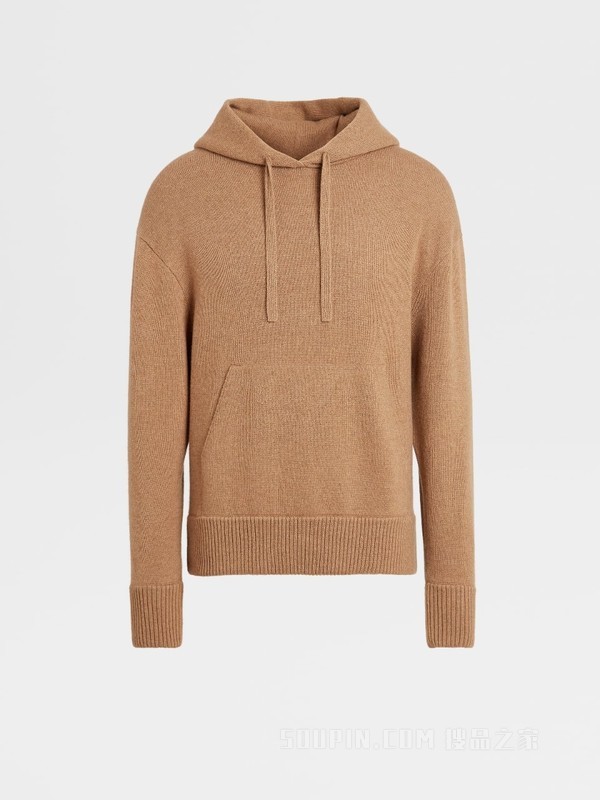 驼色 Oasi Cashmere 连帽衫