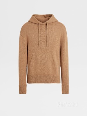 驼色 Oasi Cashmere 连帽衫
