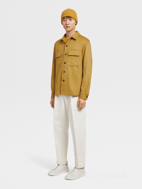 赭石色 Oasi Cashmere 圆领针织衫