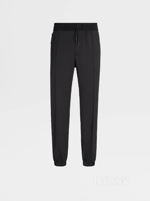 黑色High Performance™ 羊毛慢跑裤