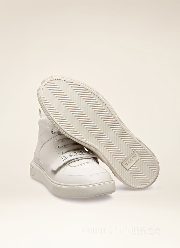 Merryk 白色皮革运动鞋