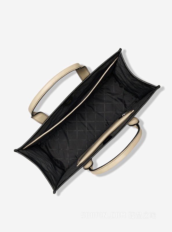 Hudson 条纹帆布托特包