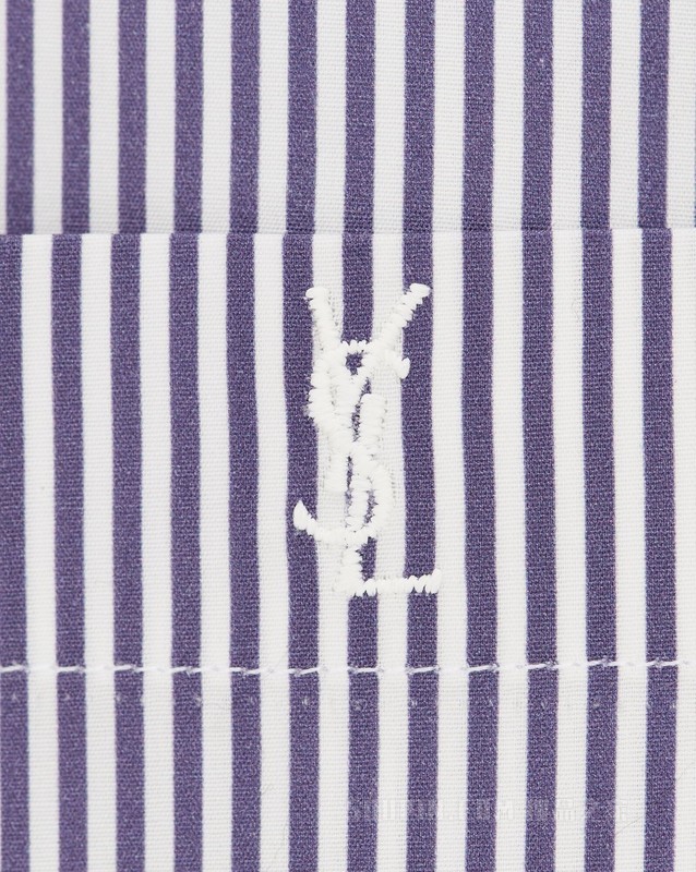 Monogram条纹棉府绸衬衫