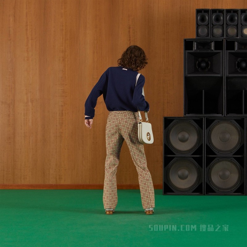 GG针织羊毛毛衣 海军蓝