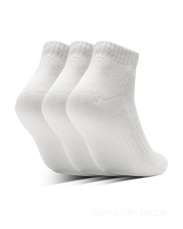 男女同款UA Core Low Cut袜—3双装