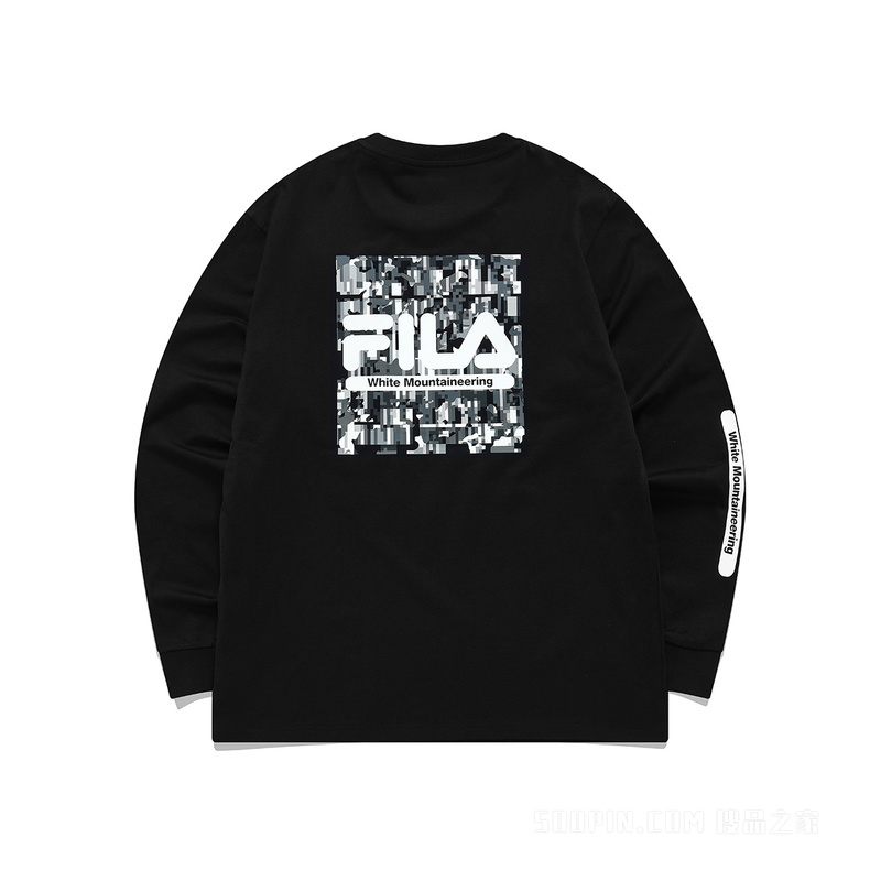 FILA x White Mountaineering联名男子长袖T恤