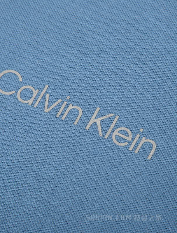 Calvin Klein 22秋冬男士休闲翻领反光LOGO印花透气短袖POLO衫4MS2K162