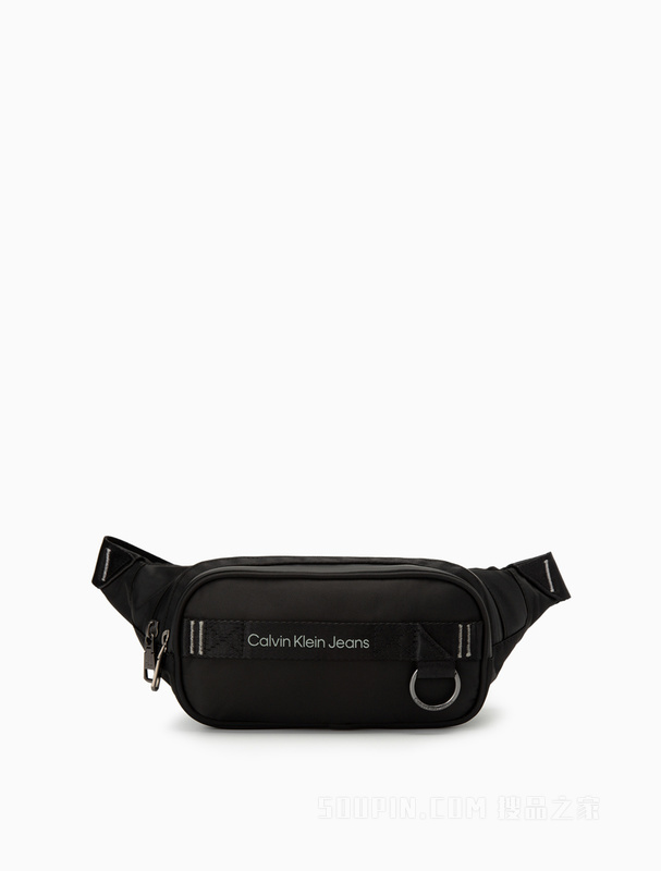 Calvin Klein 22秋冬新款男士时尚LOGO织带可调节插扣经典腰包HH3521