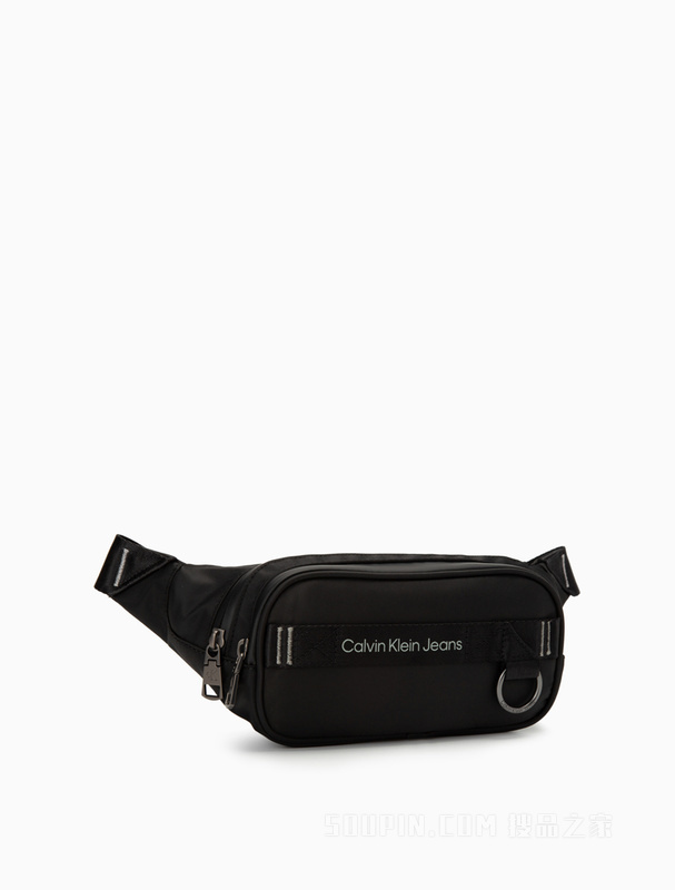 Calvin Klein 22秋冬新款男士时尚LOGO织带可调节插扣经典腰包HH3521
