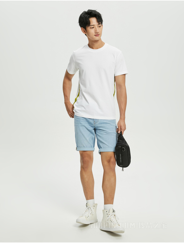 Calvin Klein 22秋冬新款男士时尚LOGO织带可调节插扣经典腰包HH3521