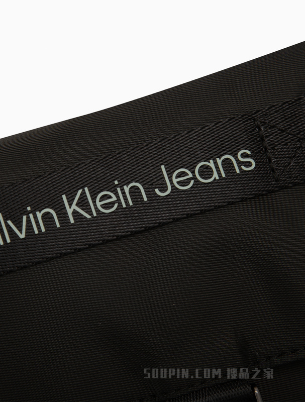 Calvin Klein 22秋冬新款男士插扣翻盖织带LOGO时尚斜挎邮差包HH3541