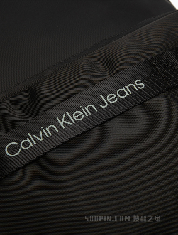 Calvin Klein 22秋冬新款男士校园风LOGO织带大容量拉链双肩包HH3539