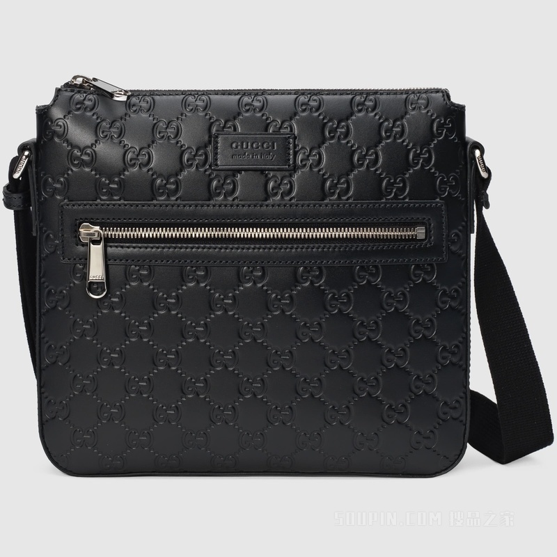 Gucci Signature邮差包 黑色Gucci Signature