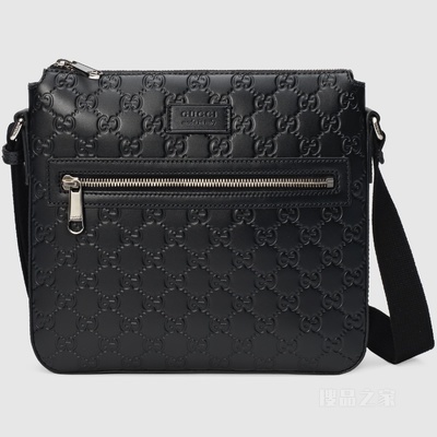 Gucci Signature邮差包 黑色Gucci Signature