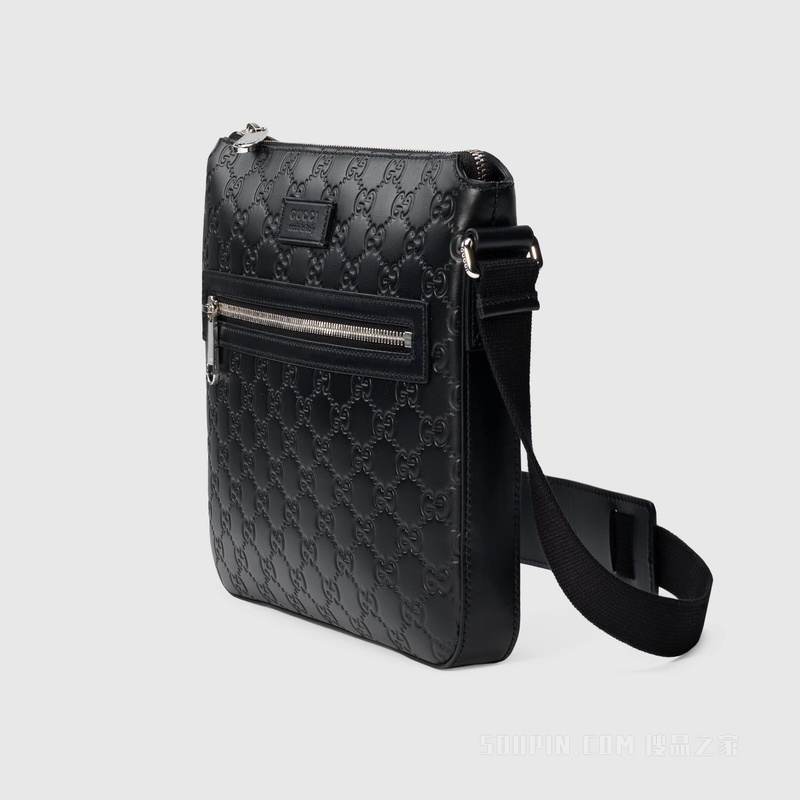 Gucci Signature邮差包 黑色Gucci Signature