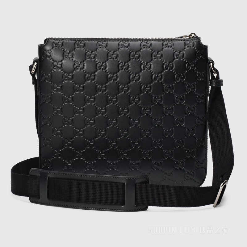 Gucci Signature邮差包 黑色Gucci Signature