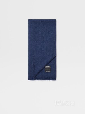 蓝色 Oasi Cashmere 围巾