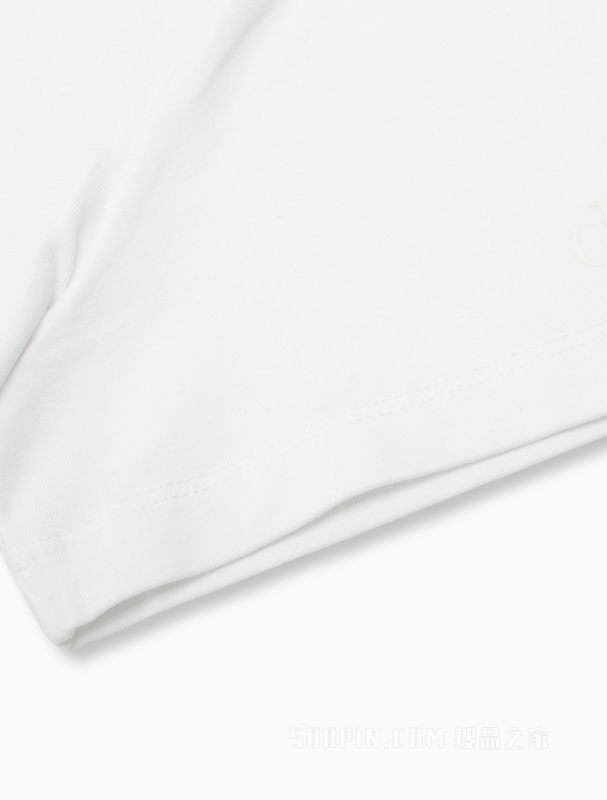 Calvin Klein 22秋冬新款女士休闲圆领印花LOGO透气修身短袖T恤J220168