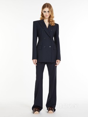 Flared stretch wool trousers | Sportmax